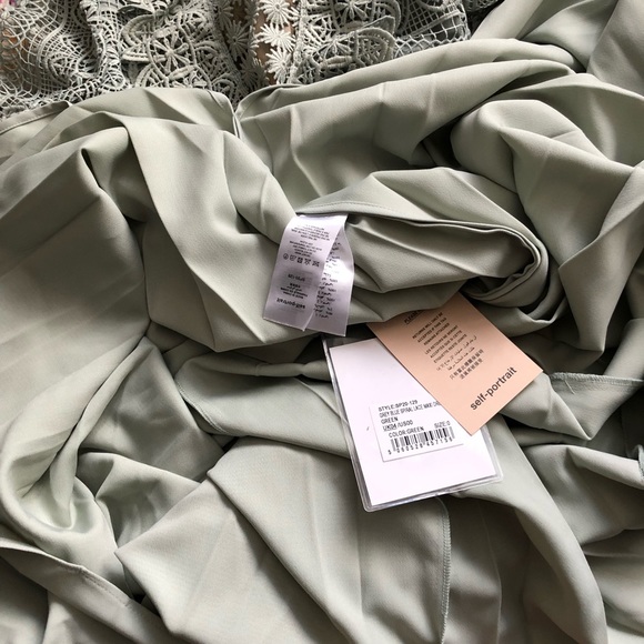 NWT self-portraits mint event maxi dress - Picture 7 of 7